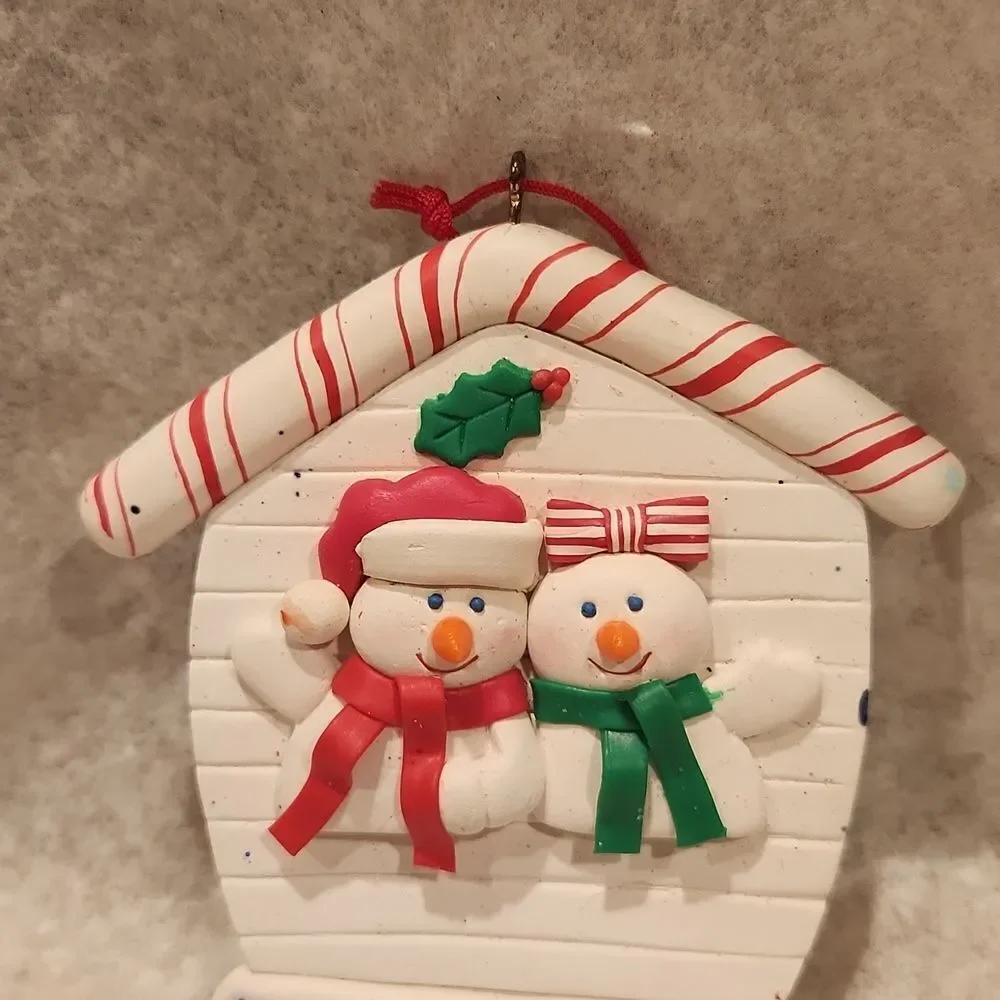 Snowman Home For The Holidays 2004 Christmas Ornament